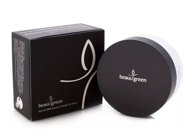 Гидрогелевые патчи для кожи вокруг глаз BeauuGreen с экстрактом черного морского огурца 90г/60 шт Гидрогелевые патчи для кожи вокруг глаз BeauuGreen с экстрактом черного морского огурца 90г/60 шт