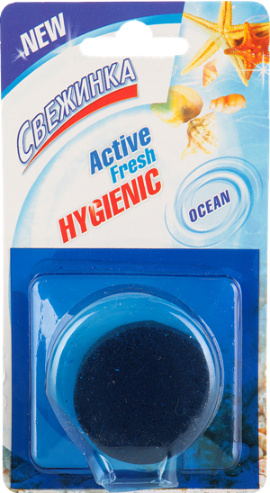 Таблетка для сливного бачка "Свежинка" море 40 гр.