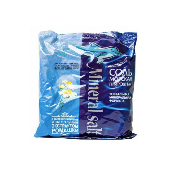 Соль морская природная с экстрактом Ромашки 1кг
