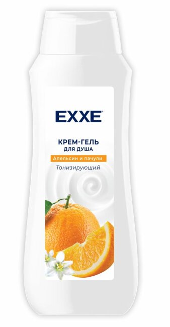 EXXE Крем-гель для душа Тонизирующий "Апельсин и пачули", 400 мл EXXE Крем-гель для душа Тонизирующий "Апельсин и пачули", 400 мл