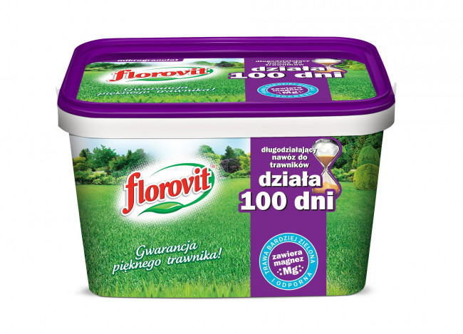 Florovit гранулированный пролонгированного действия для газонов - 100 дней, 4кг Florovit гранулированный пролонгированного действия для газонов - 100 дней, 4кг