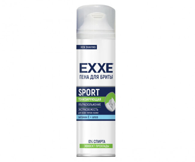 Пена для бритья EXXE SPORT ENERGY (Cool Effect)  200 мл.