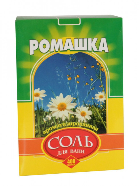 Соль для ванн Ромашка пачка 400г