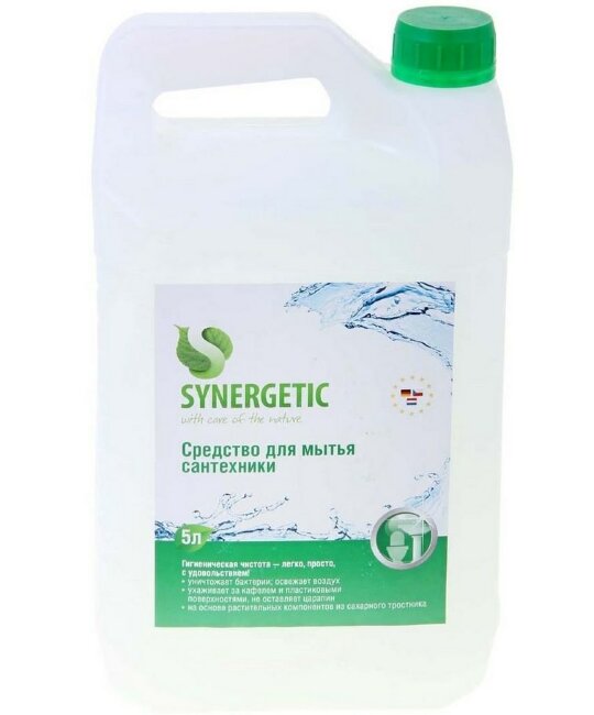 Synergetic биоразлагаемое средство для сантехники 5л Synergetic биоразлагаемое средство для сантехники 5л