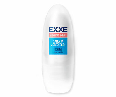 EXXE женский дезодорант антиперспирант Защита и свежесть, ролик 50мл