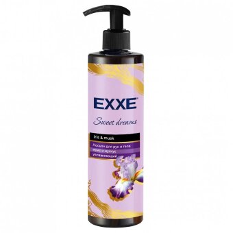 EXXE Лосьон д/рук и тела 250мл УВЛАЖНЯЮЩИЙ Ирис и Мускус