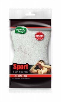 МЖ Губка банная Спорт Чемпион массажная большая 1шт мужская