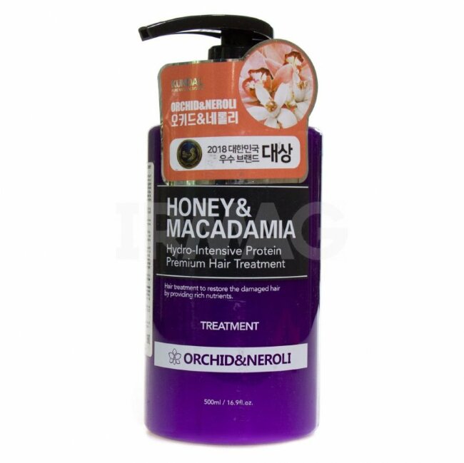 Безсульфатный кондиционер для волос  "Kundal Honey & Macadamia Hair Treatment" Орхидея Нероли (ORCHID&NEROLI) - 500мл