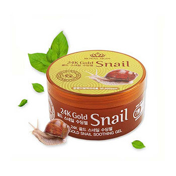 Многофункциональный гель для лица и тела с 24 каратным золотом и улиточной слизью Royal Skin 300 мл. Многофункциональный гель для лица и тела с 24 каратным золотом и улиточной слизью Royal Skin 300 мл.