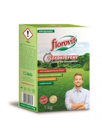 Florovit гранулированный быстрого действия для газонов 1 кг, пачка Florovit гранулированный быстрого действия для газонов 1 кг, пачка