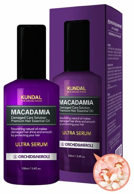 Сыворотка для волос "Kundal Makadamia Ultra Serum" Орхидея Нероли (ORCHID&NEROLI) - 100мл Сыворотка для волос "Kundal Makadamia Ultra Serum" Орхидея Нероли (ORCHID&NEROLI) - 100мл