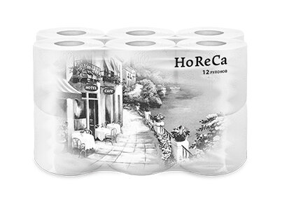 HoReCa т/б 12 рулонов 2 слоя 15м HoReCa т/б 12 рулонов 2 слоя 15м
