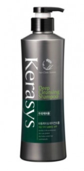 Kerasys Deep Cleansing Шампунь Лечение кожи головы Освежающий, 600г Kerasys Deep Cleansing Шампунь Лечение кожи головы Освежающий, 600г