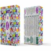 Plushe салфетки бумажные 2 слоя в коробочке 230 листов, ассорти	