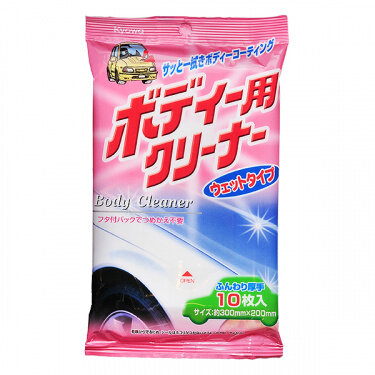 Салфетки влажные для корпуса автомобиля, 10 шт Салфетки влажные для корпуса автомобиля, 10 шт