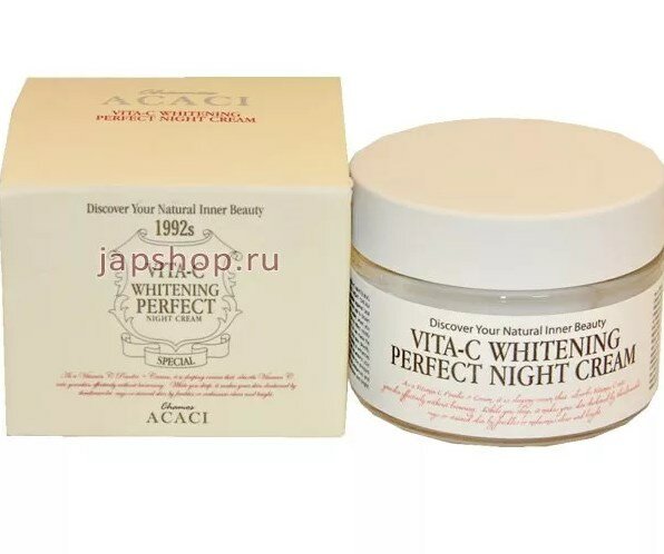 Восстанавливающий ночной крем для лица с витамином С "Acaci", 50 мл. Восстанавливающий ночной крем для лица с витамином С "Acaci", 50 мл.