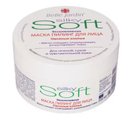 Belle Jardin Soft Маска+пиллинг для лица Эксклюзивный Овсяные хлопья 200мл