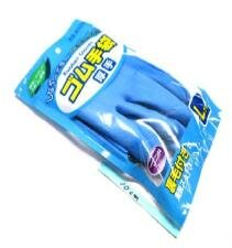 Перчатки хозяйственные толстые размер синие L Перчатки хозяйственные толстые размер синие L