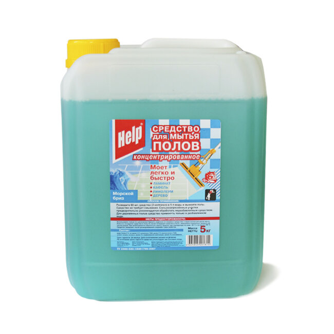 Средство для мытья полов концентрированное "Help" 5 кг