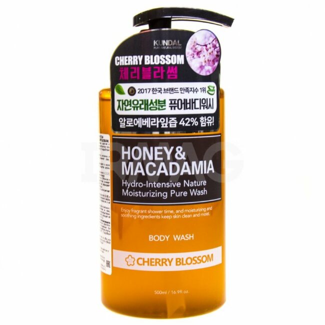Гель для душа "Kundal Honey & Macadamia Body Wash" Цветущая Вишня (CHERRY BLOSSOM) - 500мл Гель для душа "Kundal Honey & Macadamia Body Wash" Цветущая Вишня (CHERRY BLOSSOM) - 500мл