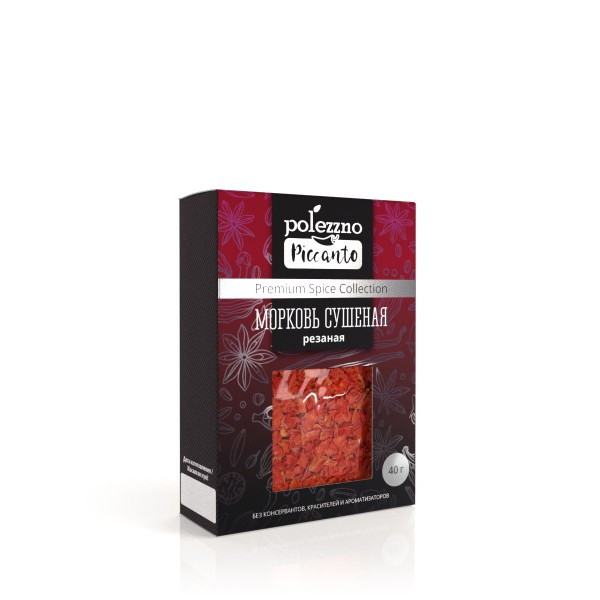 POLEZZNO Морковь сушеная резаная 40г POLEZZNO Морковь сушеная резаная 40г