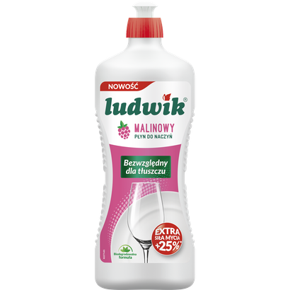 LUDWIK средство для мытья посуды Бальзам малина 1,35л LUDWIK средство для мытья посуды Бальзам малина 1,35л