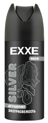 EXXE MEN мужской дезодорант аэрозоль SILVER 150мл	
