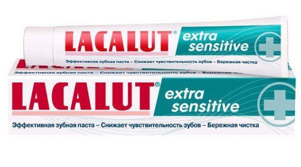Lacalut extra sensitive зубная паста 50мл Lacalut extra sensitive зубная паста 50мл