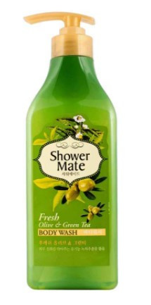Kerasys Shower Mate Гель для душа Оливки и зеленый чай, 550г Kerasys Shower Mate Гель для душа Оливки и зеленый чай, 550г