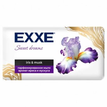 EXXE парфюмированное мыло аромат ириса и мускуса (sweet dreams), 140г