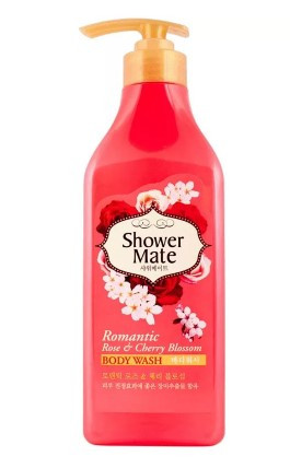 Kerasys Shower Mate Гель для душа Роза и вишневый цвет, 550г