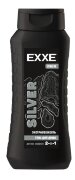 EXXE мужской гель для душа 2в1 SILVER, Экстрасвежесть 400мл 	