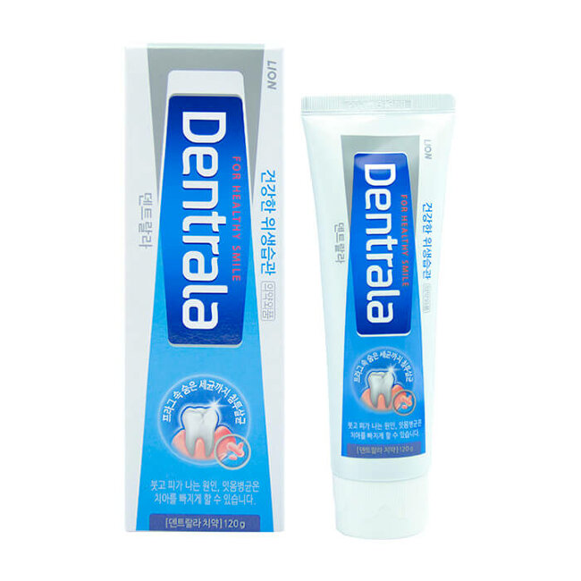 Зубная паста с ароматом мяты "Dentrala Ice Mint Alpha", 120 г. Зубная паста с ароматом мяты "Dentrala Ice Mint Alpha", 120 г.