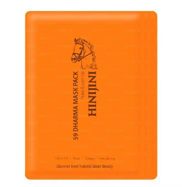 Тканевая антивозрастная маска для лица с лошадиным маслом "HINIJINI", 23 мл. Тканевая антивозрастная маска для лица с лошадиным маслом "HINIJINI", 23 мл.