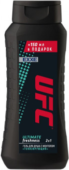 UFC x EXXE ПРОМО гель д/душа "Тонизирующий" Ultimate freshness 400 мл (150мл в подарок)