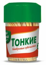 МЖ Зубочистки бамбук 250шт тубус