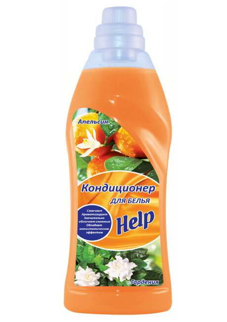 Кондиционер для белья "Help" Апельсин и гардения 1,0 л СТД