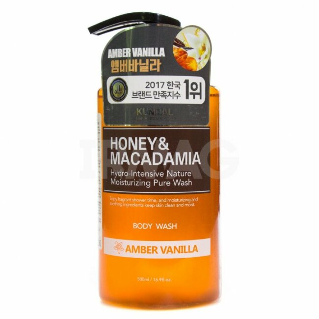 Гель для душа "Kundal Honey & Macadamia Body Wash" Янтарная Ваниль (AMBER VANILLA) - 500мл Гель для душа "Kundal Honey & Macadamia Body Wash" Янтарная Ваниль (AMBER VANILLA) - 500мл