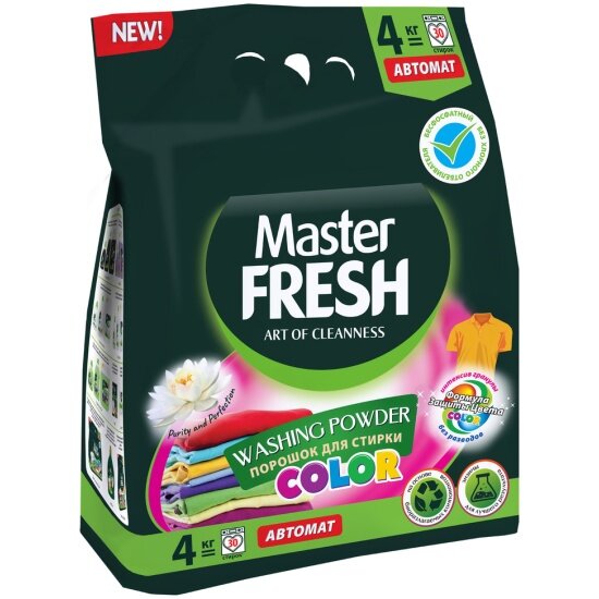 Master FRESH порошок для стирки КОЛОР 4кг Master FRESH порошок для стирки КОЛОР 4кг