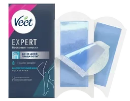 VEET Expert восковые полоски для чувствительной кожи	
