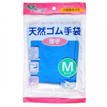 Перчатки хозяйственные толстые синие М Перчатки хозяйственные толстые синие М