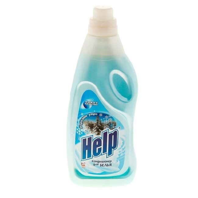 Кондиционер для белья "Help" Морозное утро 1,0 л СТД Кондиционер для белья "Help" Морозное утро 1,0 л СТД