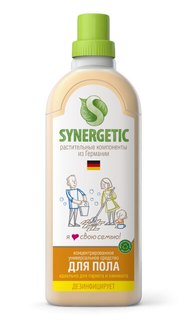Synergetic биоразлагаемое средство для мытья пола и стен 1л
