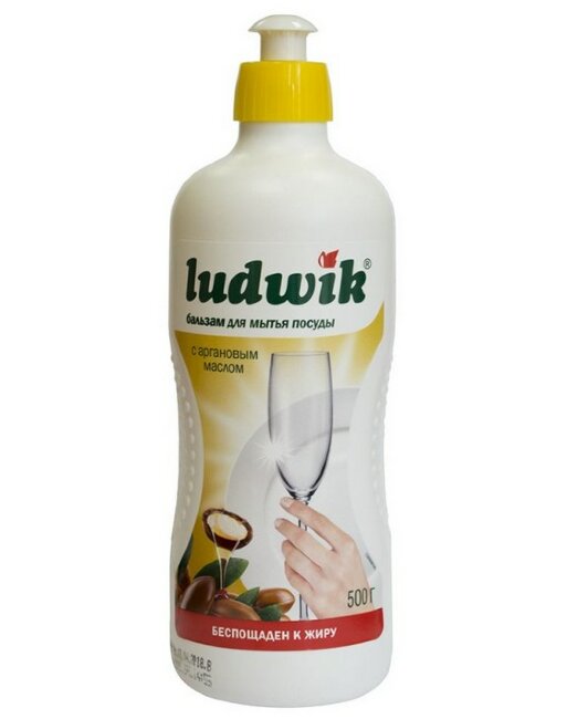 Ludwik бальзам для мытья посуды с Аргановым маслом 500мл Ludwik бальзам для мытья посуды с Аргановым маслом 500мл
