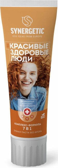 Synergetic Зубная паста Комплекс-формула 7 в 1, 100г Synergetic Зубная паста Комплекс-формула 7 в 1, 100г