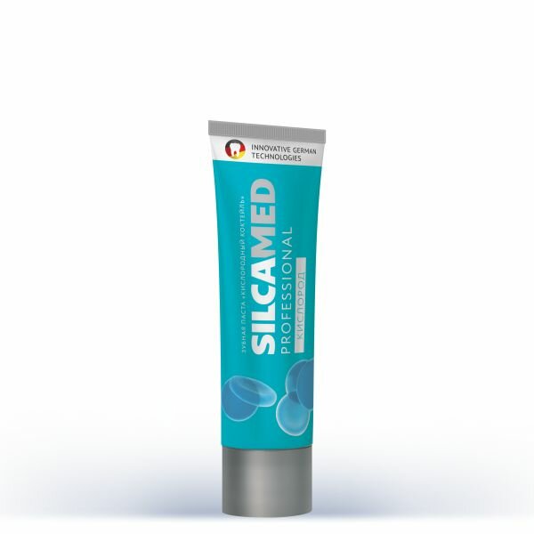 Зубная паста SILCAMED Professional Кислородный коктейль 100 г Зубная паста SILCAMED Professional Кислородный коктейль 100 г