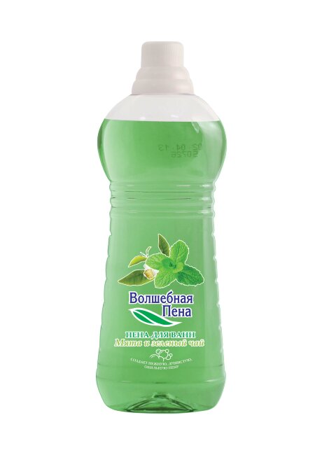 Пена для ванн "Волшебная пена" Мята и Зеленый чай 1,0 л