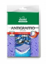 Domi Губки кухонные деликатные Antigraffio 2 шт