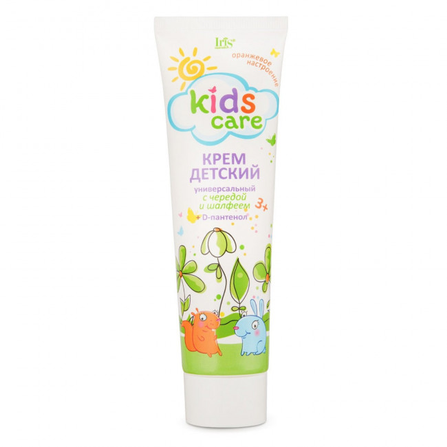 Iris Kids Care крем детский универсальный с чередой и шалфеем 100мл Iris Kids Care крем детский универсальный с чередой и шалфеем 100мл