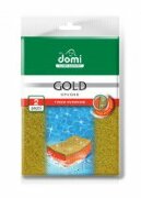 Domi Губки кухонные золото Gold 2 шт